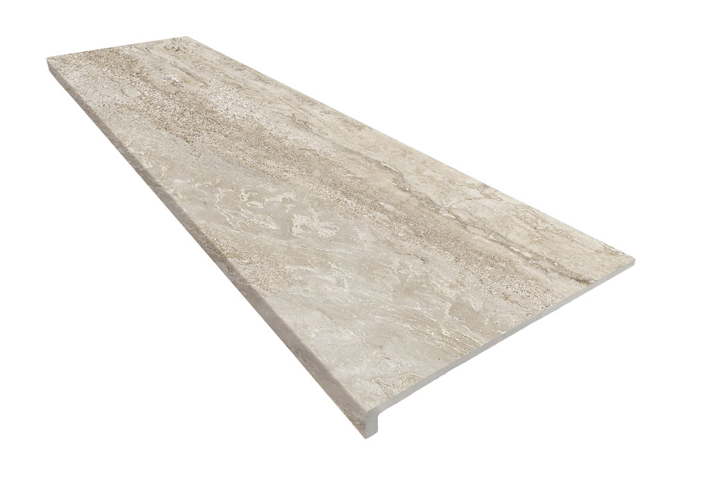  EXAGRES Marbles Travertino Peldano recto 1200x330 мм, C3/R12 Anti-slip 