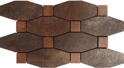 Напольная плитка APAVISA Metal TITANIUM LAP MOSAI BLEND 13,8x25,75 