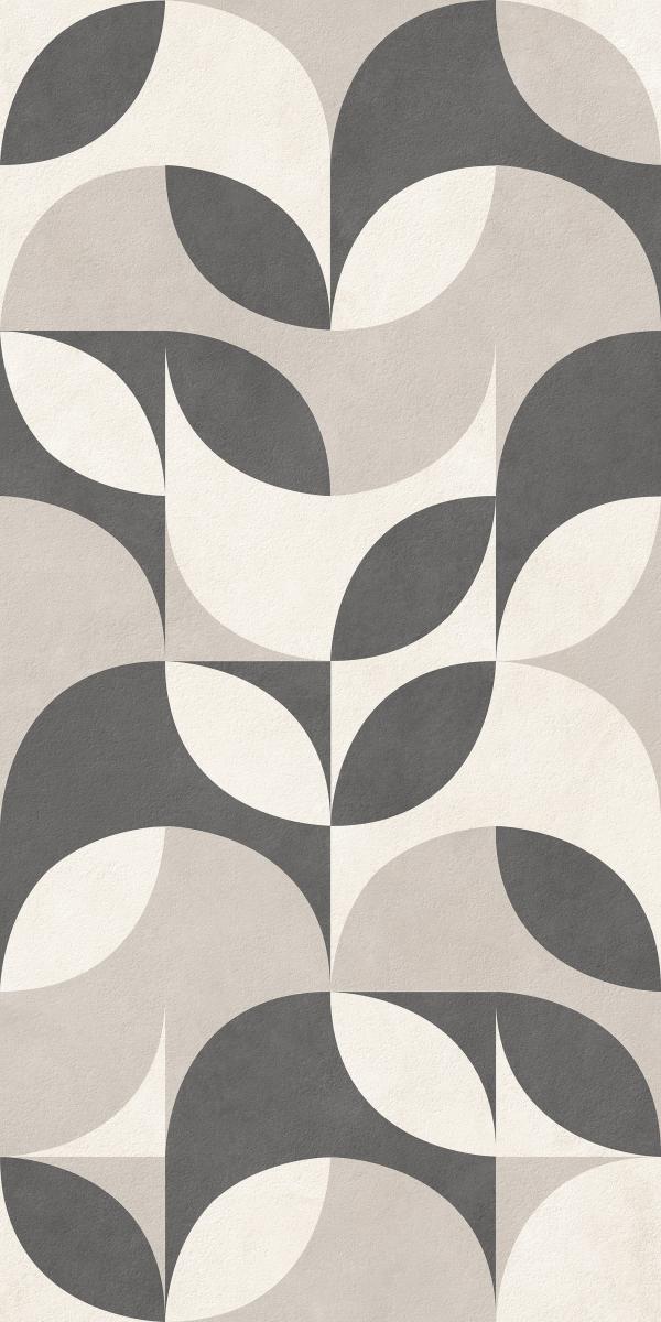 LA FENICE NATURAL TERRE Decoro Ovale Cold 60х120 