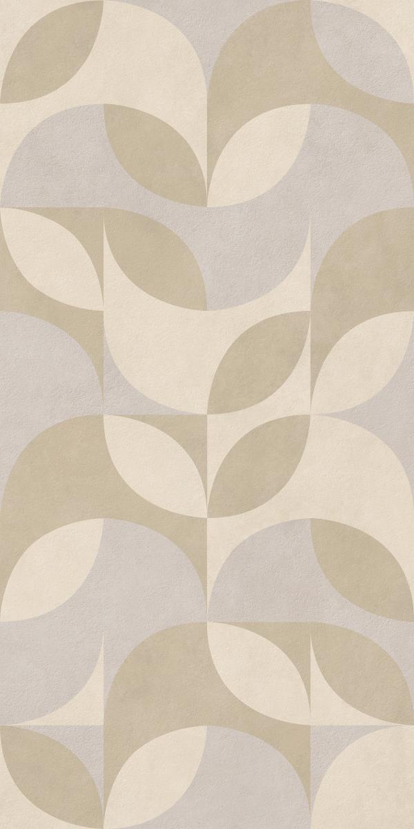  LA FENICE NATURAL TERRE Decoro Ovale Warm 60х120 