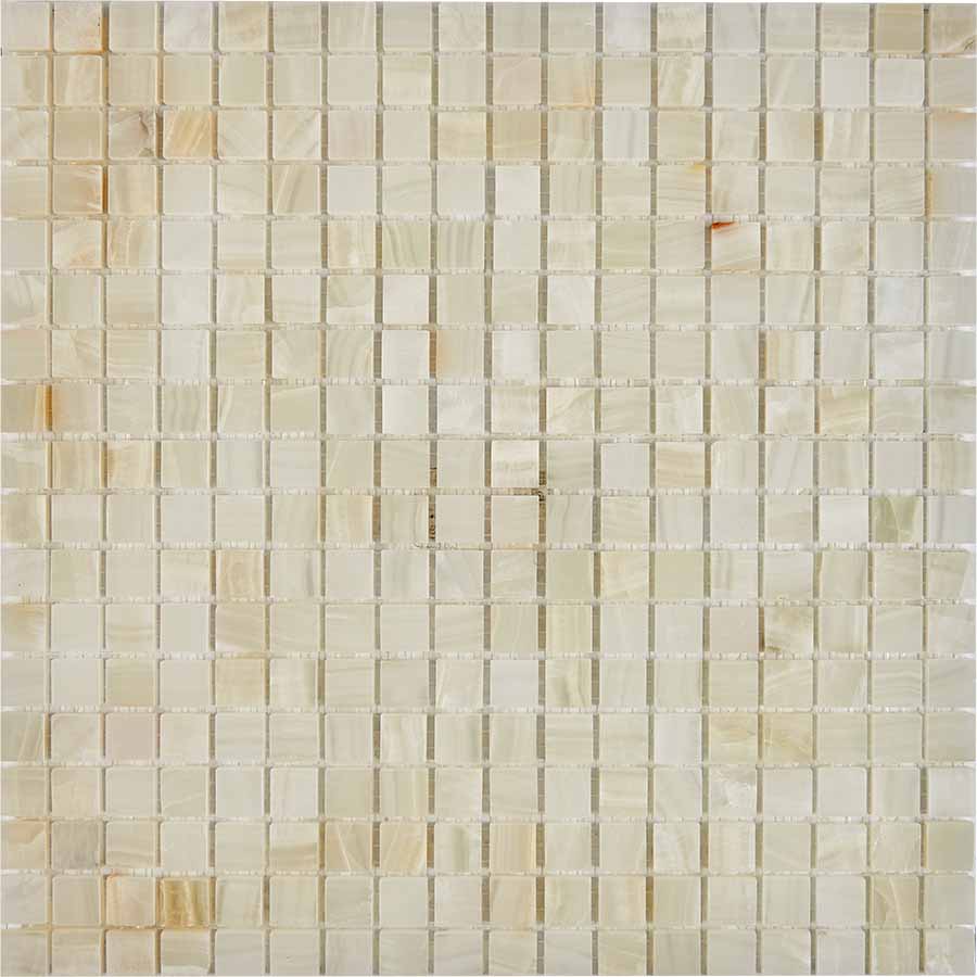 Мозаика Pixel White onyx полированная 30.5x30.5 PIX 200