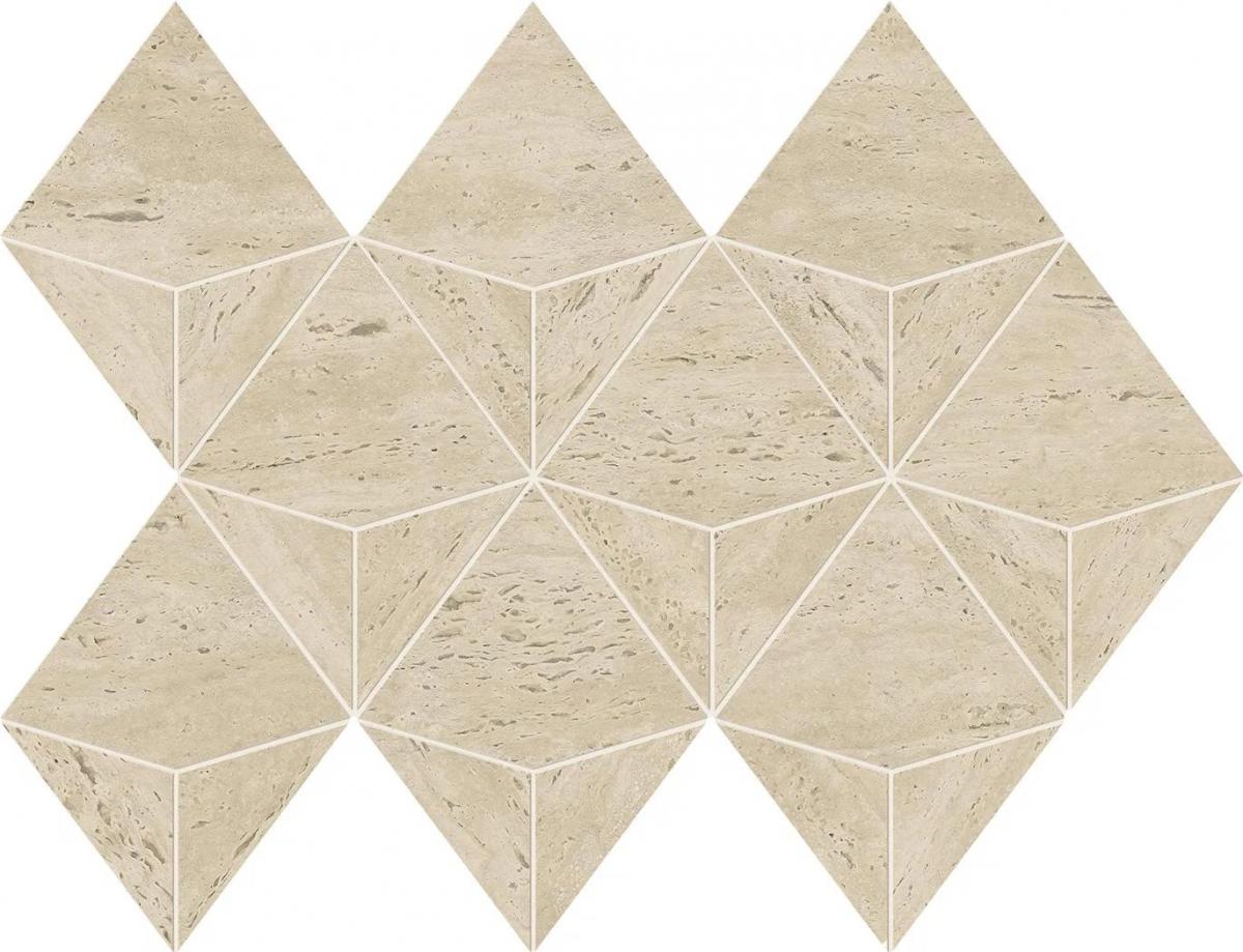  ATLAS CONCORDE MARVEL TRAVERTINE Pearl Mosaico Origami 28x41 