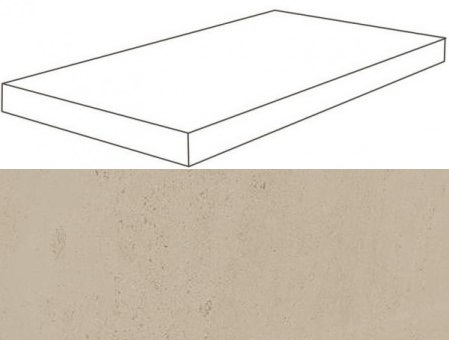  Каталог товаров Ступени Sand Scalino Ang DX Lap 33x60 