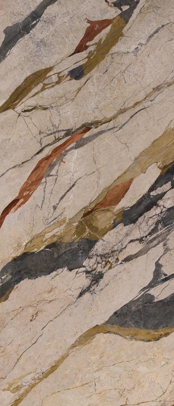 Керамогранит AVA CERAMICA MARMI SICILIANI Breccia Sicilia матовая 120x280 275001