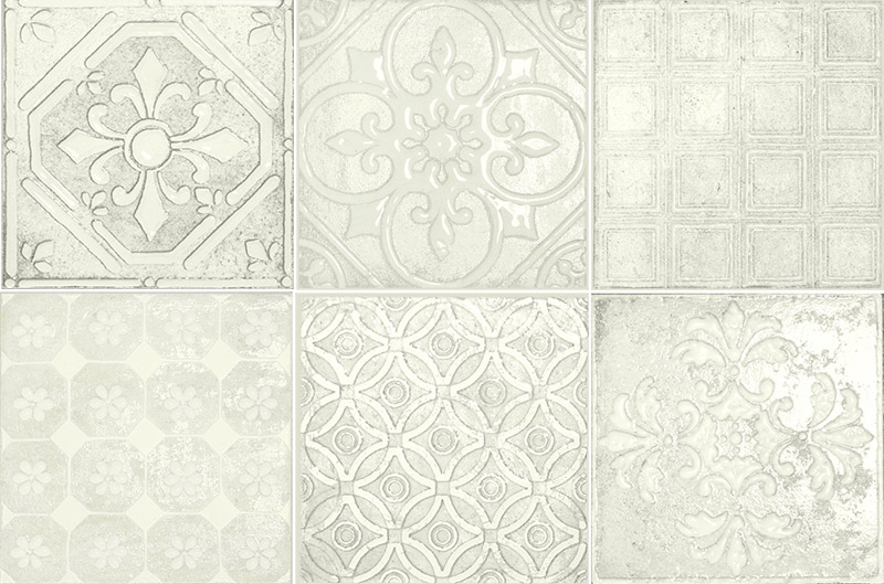 Напольная плитка CIR SERENISSIMA Riabita il Cotto INSERTO MAJOLICA SHABBY S/6 10x10 