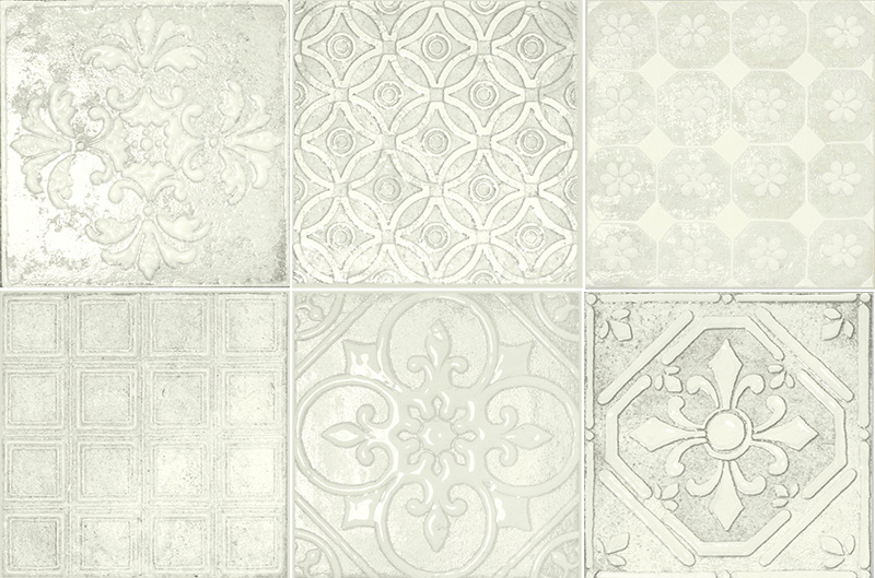 Напольная плитка CIR SERENISSIMA Riabita il Cotto INSERTO MAJOLICA SHABBY S/6 20x20 