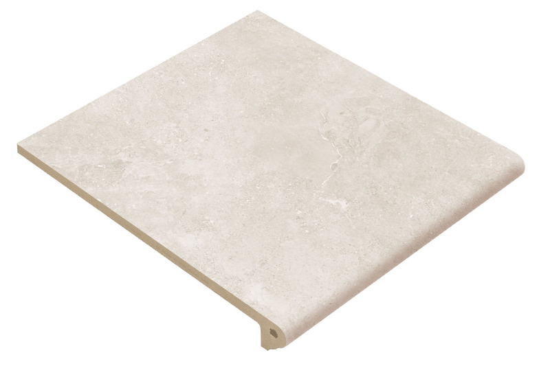GRES ARAGON PETRA Peldaño Redondo 30 Petra Crema Antides. 30x33, артикул 971167 — gra-nit.ru
