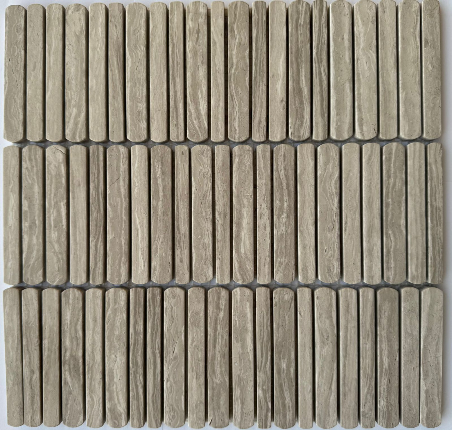Мозаика Pixel White Wooden полированная 30x30.5 PIX 357