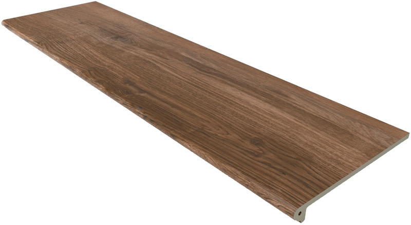 Ступень GRES ARAGON RODENO Peldaño Redondo 120 Nogal Liso 30x120 970467