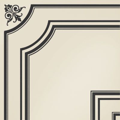 Pavimento Angolare nero with fibre-glass 50x50