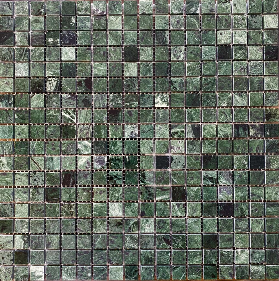 Мозаика Pixel Spider Green полированная 30.5x30.5 4 мм PIX 308