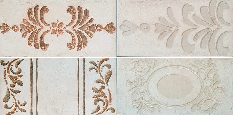 Напольная плитка CIR SERENISSIMA Riabita il Cotto INSERTO SWEET MIX S/4 WARM 20x40 