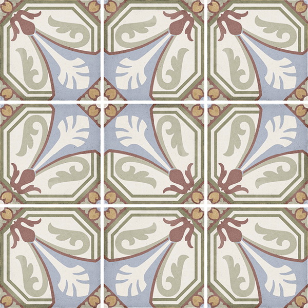 Напольная плитка EQUIPE Art Nouveau VIENA COLOUR 20x20 