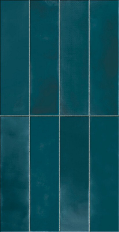Плитка АТЛАС КОНКОРД RINASCENTE FUSION Rin.Fu. Cobalto Brick Aurea 7.5x30 600010002454