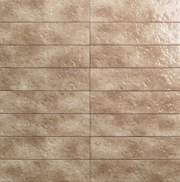 Настенная плитка MAINZU AMALFI SABBIA глянцевая, структурная 7.5x30 PT03803