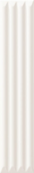 Керамическая плитка AVA CERAMICA UP Cannettato White структурированная 25x5 192121