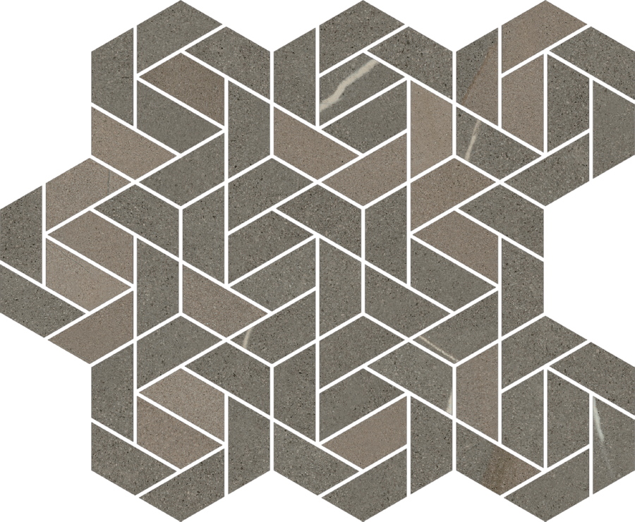  ITALON Metropolis Arcadia Brown Mosaico Icon Nat 28.6x34.7 