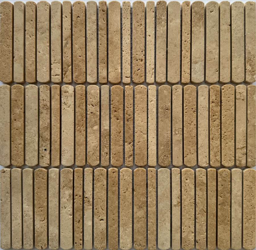 Мозаика Pixel Yellow Travertine полированная 30x30.5 PIX 358