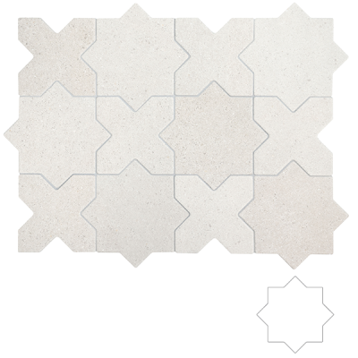  EQUIPE ELDA STAR WHITE 16,8x16,8 