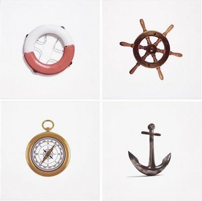  APE CERAMICA NOBLESSE-LORD DECOR MIx MARINE BLANCO 20x20 