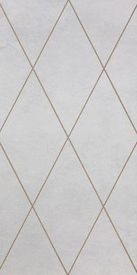 Rhombus Oro su Perla 50x100