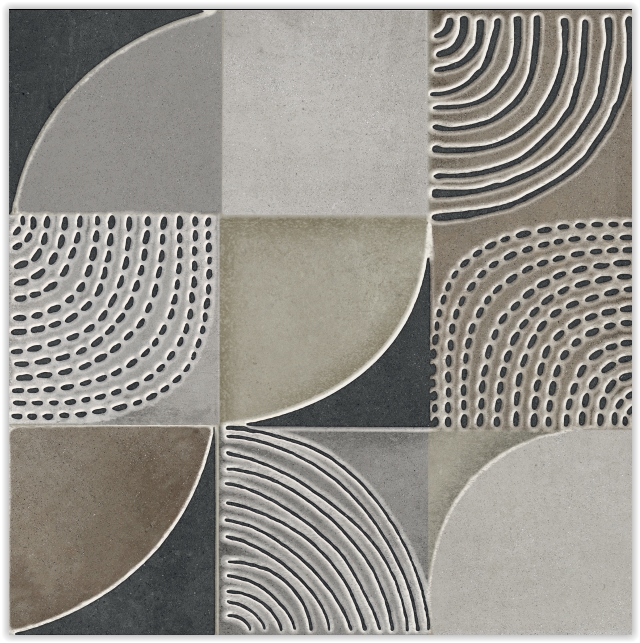  DADO CERAMICA GARE DU NORD Dec. Infinity (6 pz) rett 60x60 