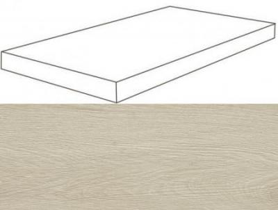 White Scalino Angolare DX 33x120