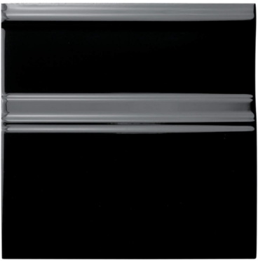 RODAPIE CLASICO NEGRO 15x15