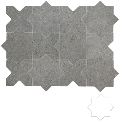  EQUIPE ELDA STAR GRAPHITE 16,8x16,8 