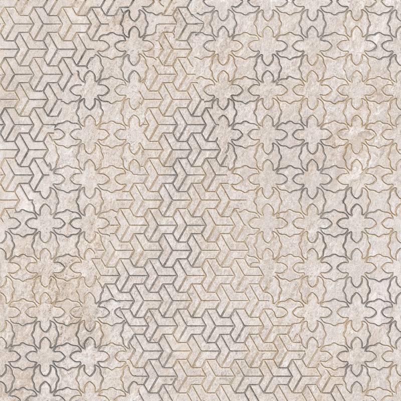  VITRA Quarstone Quarstone Декор "Пэчворк" Матовый R10B 7Рек 8мм 60x60 