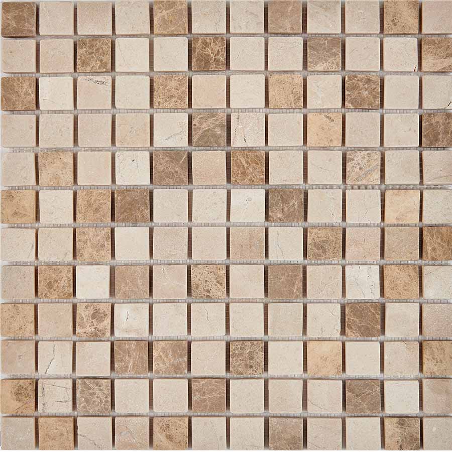 Мозаика Pixel Emperador Light, Crema Nova матовая 30.5x30.5 PIX 276