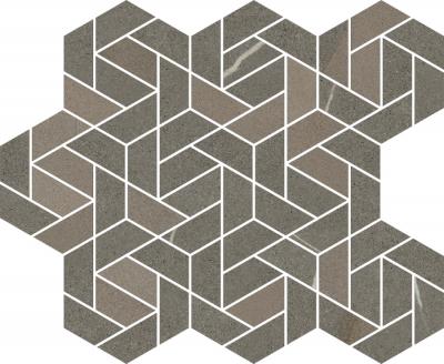  ITALON Metropolis Arcadia Brown Mosaico Icon Nat 28.6x34.7 