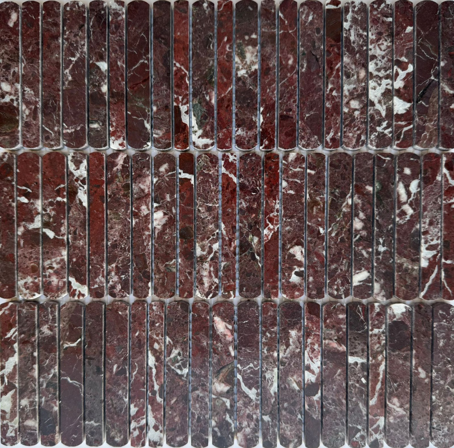 Мозаика Pixel Rosso Levanto полированная 30x30.5 PIX 359