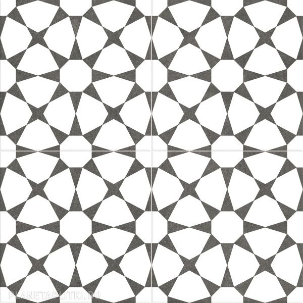 Керамогранит PAMESA VINTAGE BLACK матовая 45x45 015.302.0157.09165