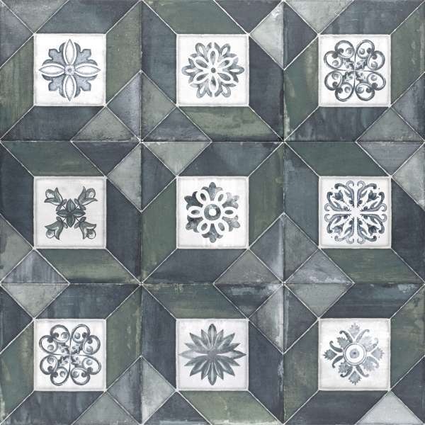 Декор MAINZU DECO ELEGANCE BLU GREEN матовая 20x20 PT03968