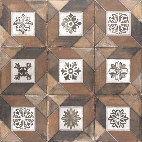 Декор MAINZU DECO ELEGANCE BROWN матовая 20x20 PT03967