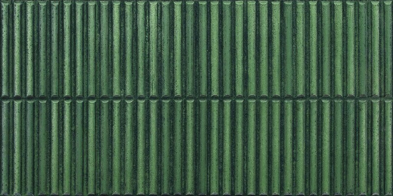 Керамогранит PIEMME Homey Плитка 05233 Stripes Green Glossy Ret 30X60 (05233)
