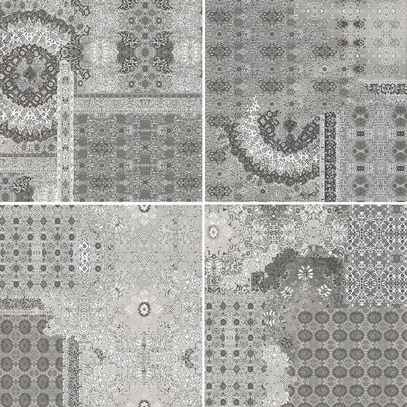 Напольная плитка CIR SERENISSIMA Riabita il Cotto INSERTO PATTERN GREY S/4 10x10 