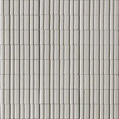  RAGNO GLACE Glacé Struttura 3D Rayé Bianco Glossy 7,5x20 