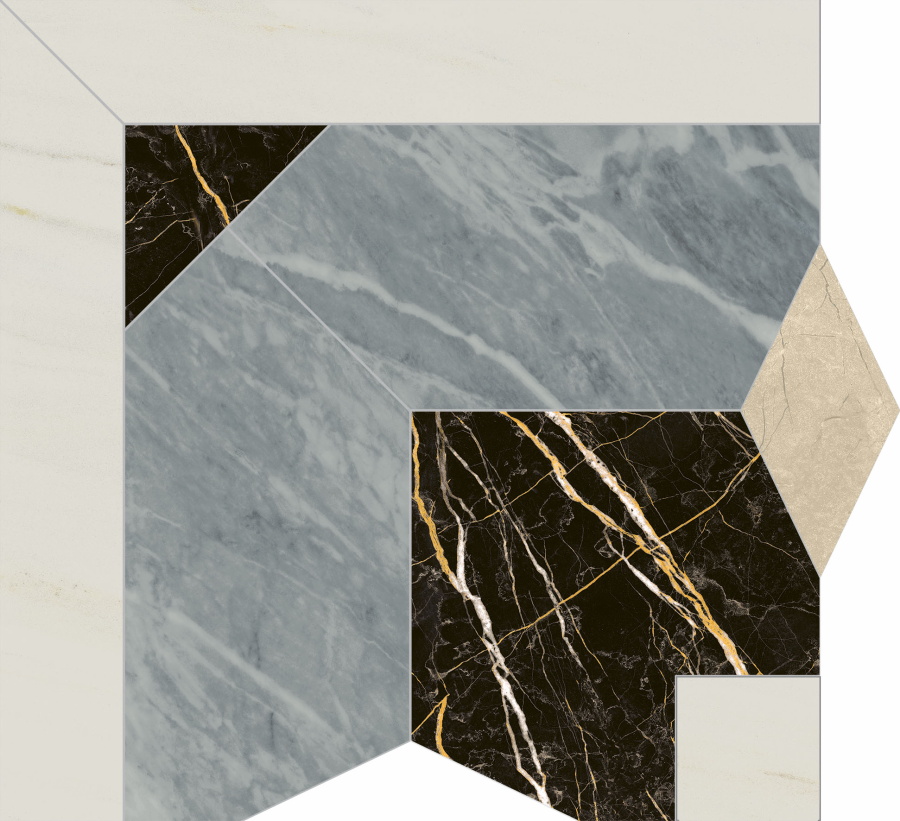  ITALON Charme Extra Floor Atlantic Intarsio Angolo Lux 60x60 