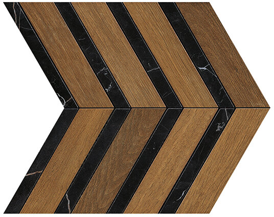  ATLAS CONCORDE HEARTWOOD Brandy Marble Chevron 29,4x28,7 
