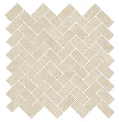 Напольная плитка ITALON Genesis Moon white mosaico cross 