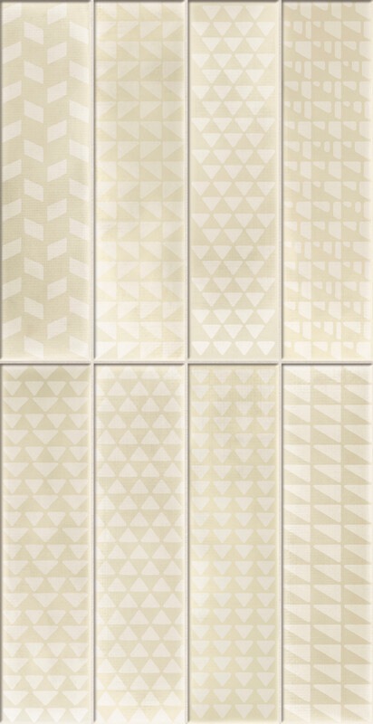 Плитка АТЛАС КОНКОРД RINASCENTE FUSION Rin.Fu. Forgia Brick Aurea 7.5x30 600010002455