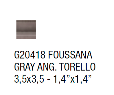 Напольная плитка VALLELUNGA Foussana GRAY ANGOLO TORELLO 