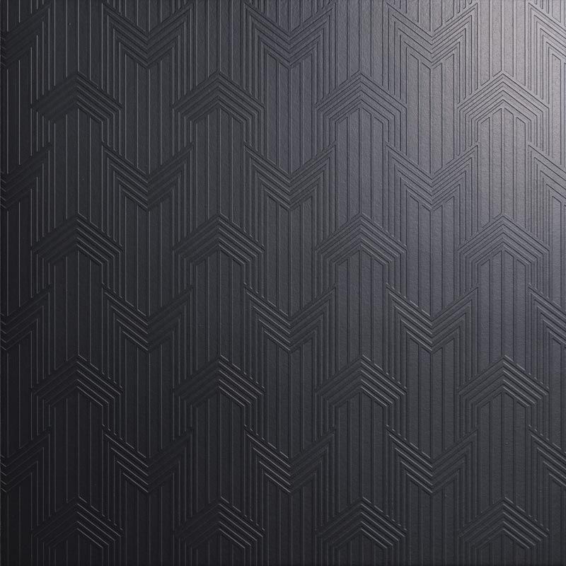  PETRACERS SWING Decoro “Geometria” nero matt su fondo nero matt 60x60 