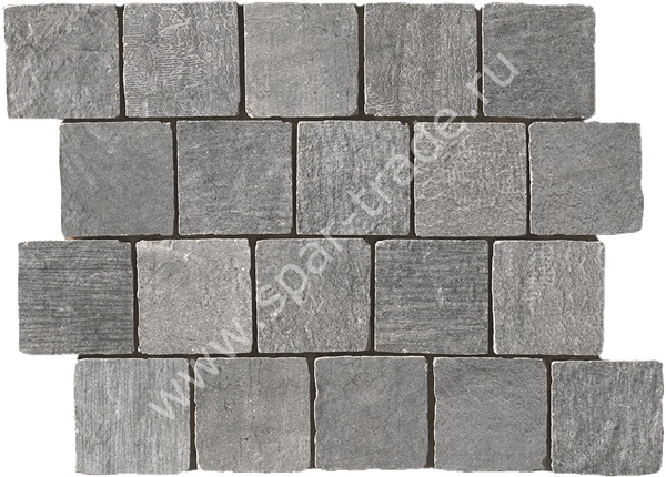 Напольная плитка CIR SERENISSIMA Biarritz MOSAICO SPACCO ARDOISE 30x40 (7,7x7,7) 
