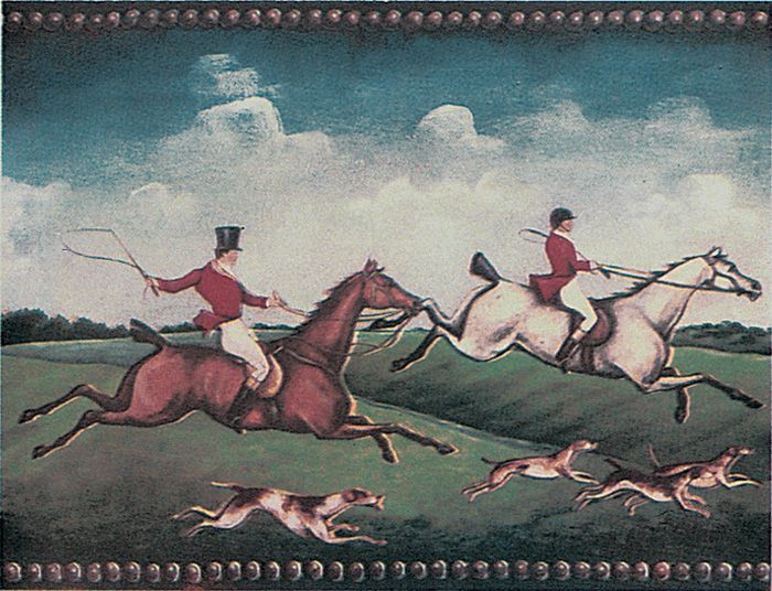  PETRACERS GRAND ELEGANCE Fox Hunting B (Two Riders) 15x20 