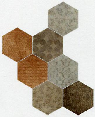 FABRIC ESAGONA MIX NATURAL