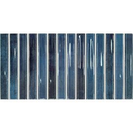 Настенная плитка DNA TILES FLASH BARS Керамическая плитка DNA TILES FLASH BARS COBALT 12.5x25 133475 