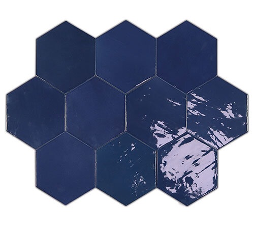 Керамическая плитка WOW Zellige Hexa Cobalt 10.8x12.4 122085